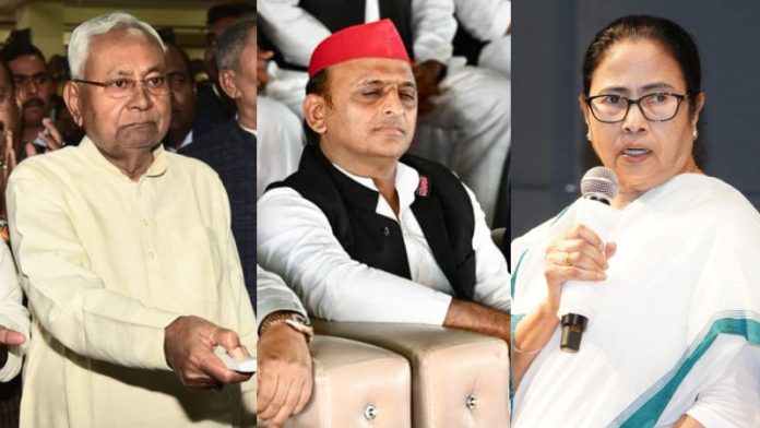 नीतीश कुमार, अखिलेश यादव, ममता बनर्जी