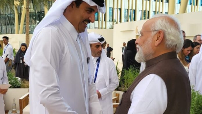 नरेंद्र मोदी, कतर के अमीर