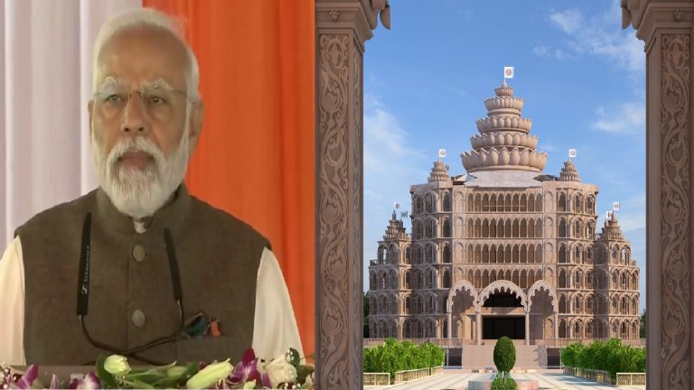 शरीर के चक्रों पर आधारित 7 मंजिला भवन, कमल की पंखुड़ियों वाला शीर्ष: जानिए स्वर्वेद मंदिर को, जिसका उद्धाटन PM मोदी ने किया, दीवारों पर रामायण-महाभारत अंकित
