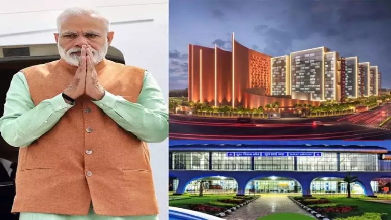 दुनिया के सबसे बड़े ऑफिस कॉम्प्लेक्स का पीएम मोदी ने किया उद्घाटन, पेंटागन से भी है बड़ा: बनेगा हीरा व्यापार का केंद्र, सूरत एयरपोर्ट टर्मिनल भवन का भी शुभारंभ