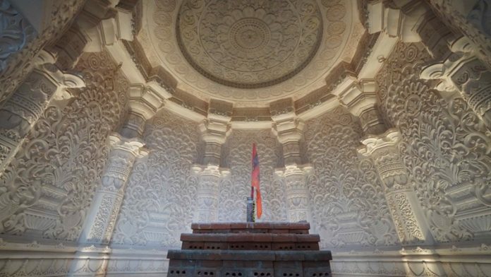राम मंदिर का गर्भगृह तैयार