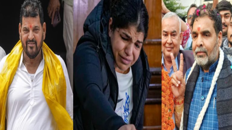 ‘मैं कुश्ती को ही त्याग देती हूँ’: कैमरों को आँसू दिखा साक्षी मलिक ने लिया ‘संन्यास’, बृजभूषण सिंह के करीबी ने जीता चुनाव तो रोने लगीं