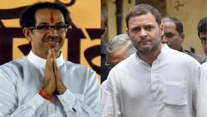 उद्धव ठाकरे और राहुल गाँधी
