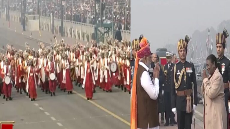 कर्तव्य पथ पर पहली बार नारी शक्ति ने ढोल-नगाड़ों से किया गणतंत्र दिवस का आगाज, फिर शुरू हुई 40 वर्ष पुरानी परंपरा: 13 हजार विशेष अतिथि