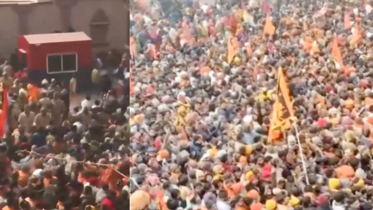 अयोध्या में उमड़ा श्रद्धा का सैलाब, अब तक 3 लाख भक्तों ने किए दर्शनः गर्भगृह से हालात सँभाल रहे मुख्य सचिव और DG, CM योगी भी पहुँचे
