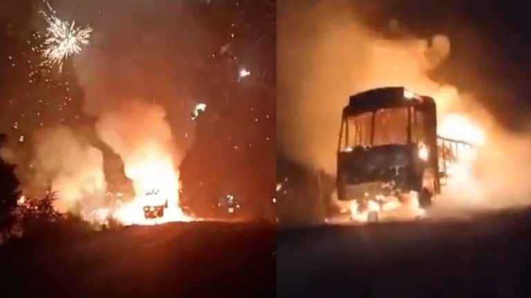 ‘अयोध्या जा रहा था पटाखों से भरा ट्रक, लगी आग’ : प्राण-प्रतिष्ठा से पहले मीडिया ने चलाई खबर, UP पुलिस ने खोली पोल