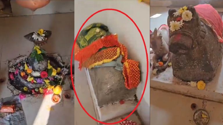दमन के प्राचीन शिव मंदिर में रातों-रात बना दी मजार, हिंदुओं के विरोध के बाद हटाई गई: वीडियो वायरल