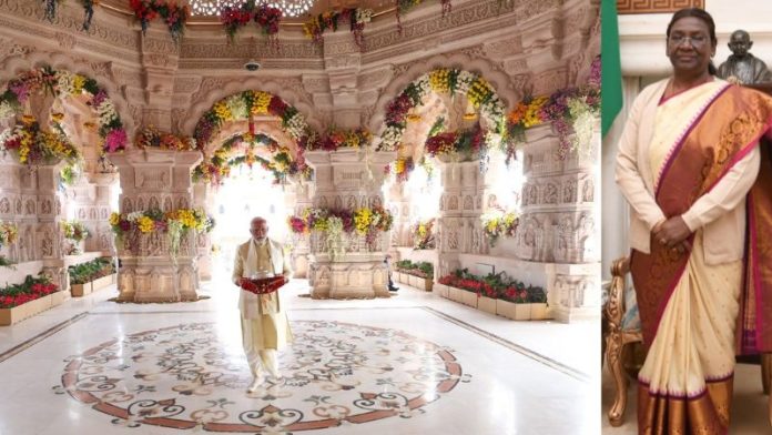 नरेन्द्र मोदी, द्रौपदी मुर्मू