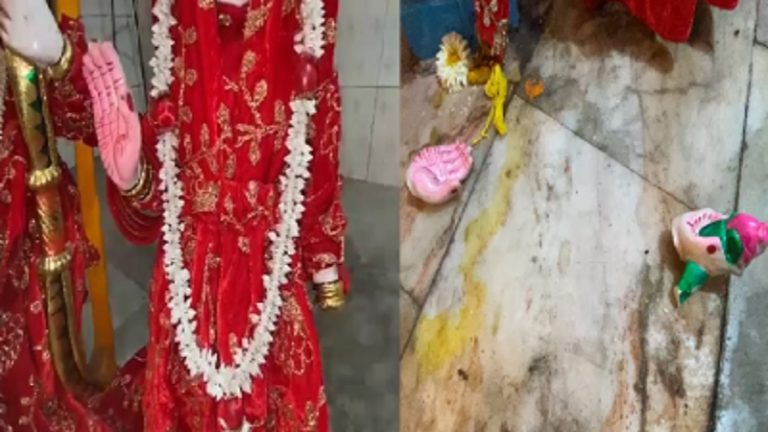 राँची के राम जानकी मंदिर में चोरी, विग्रहों को किया खंडित: भाजपा नेता बोले- रामलला की प्राण प्रतिष्ठा के बीच माहौल बिगाड़ने की कोशिश