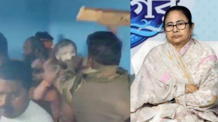 साधुओं को पीटा, ममता बनर्जी