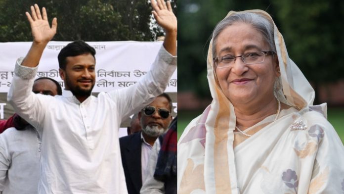 शाकिब अल हसन और शेख हसीना