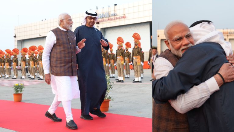 गुजरात में UAE के शेख और PM मोदी का रोडशो: फ़ूड पार्क से लेकर पोर्ट्स तक के विकास को लेकर करार, 7 महीने में दोनों नेताओं की चौथी मुलाकात