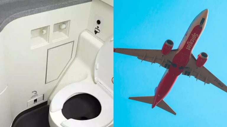 हवाई जहाज के सीट पर नहीं… कमोड पर बैठ किया 1 घंटे 40 मिनट सफर: SpiceJet के टॉयलेट का नहीं खुला गेट