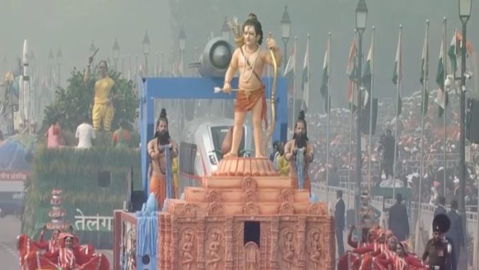 गणतंत्र दिवस की झाँकी में रामलला
