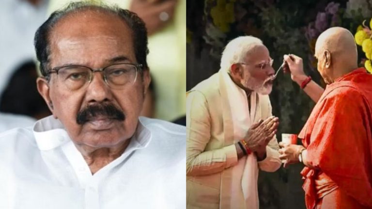 ‘अपवित्र हो गया है गर्भगृह, 11 दिन उपवास कर के ज़िंदा कैसे हैं PM मोदी?’: कॉन्ग्रेस नेता ने उठाए सवाल, महंत बोले – हमने 3 दिन कहा था, उन्होंने 11 दिन का कठिन व्रत रखा