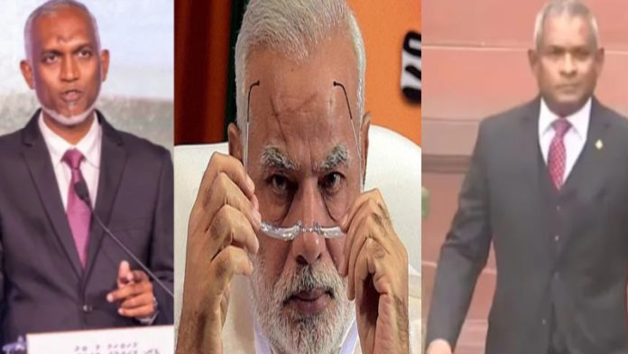 मालदीव पर भारत सख्त