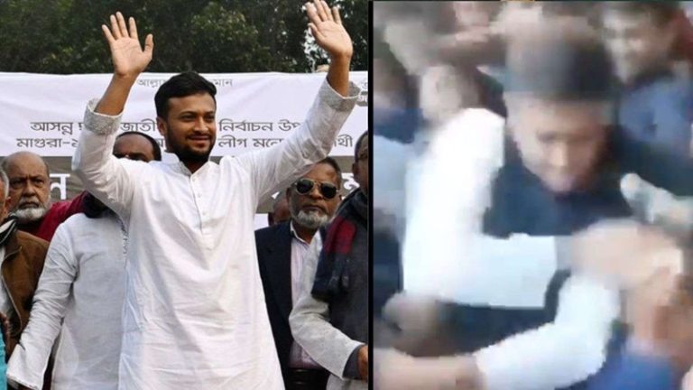सेल्फी लेने आया था वोटर, बांग्लादेशी क्रिकेटर शाकिब अल हसन ने घुमाकर जड़ा झापड़: चुनाव जीतने के बाद Video वायरल
