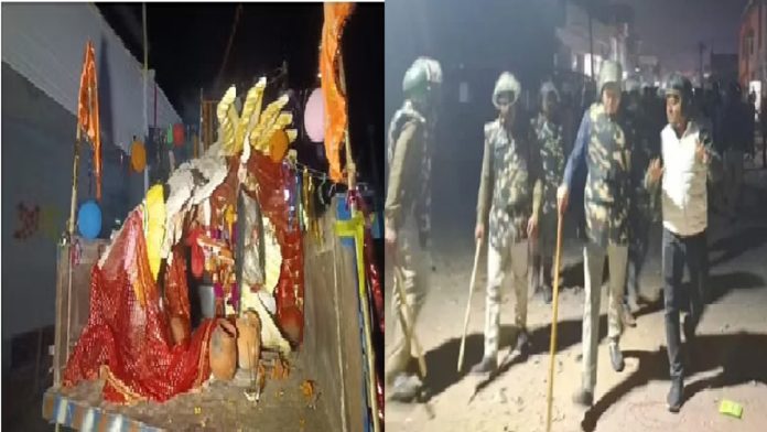 दरभंगा में पत्थरबाजी