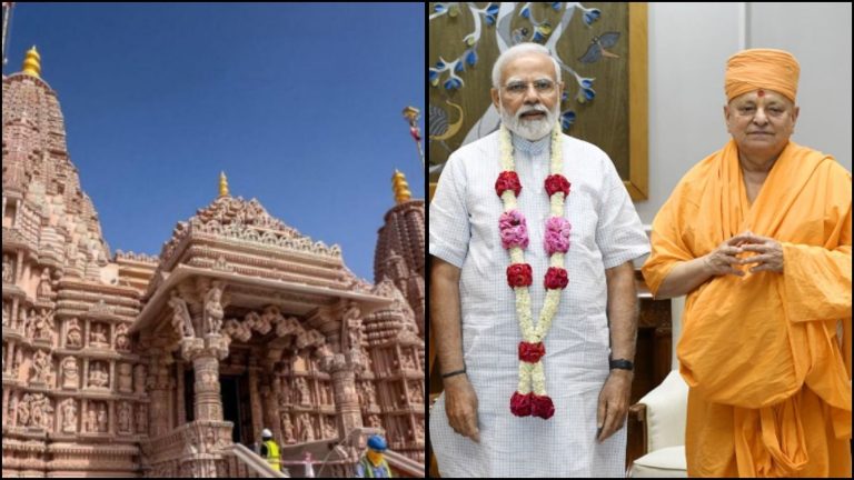 ‘वे मस्जिद तोड़ रहे और तुम मंदिर बना रहे’: अबू धाबी में पहले हिंदू मंदिर से बौखलाए इस्लामी कट्टरपंथी, UAE के शासक को भी दे रहे गाली