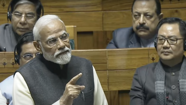 370 खत्म हुआ, भगवान राम घर लौटे… PM मोदी ने संसद में गिनाई 10 साल की उपलब्धियाँ: 2024 का नतीजा (BJP 370+, NDA 400+) भी बताया