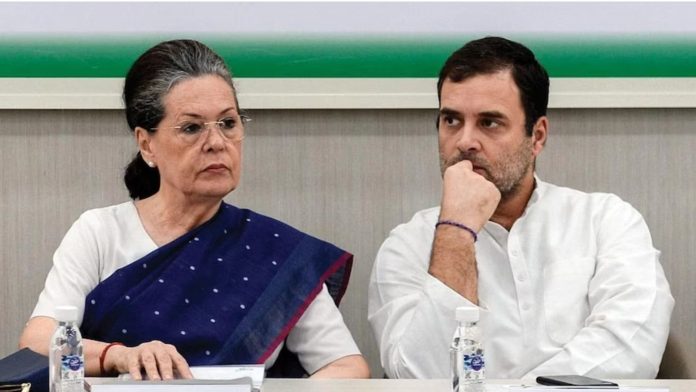 सोनिया गाँधी ने राज्यसभा के लिए नामांकन किया है