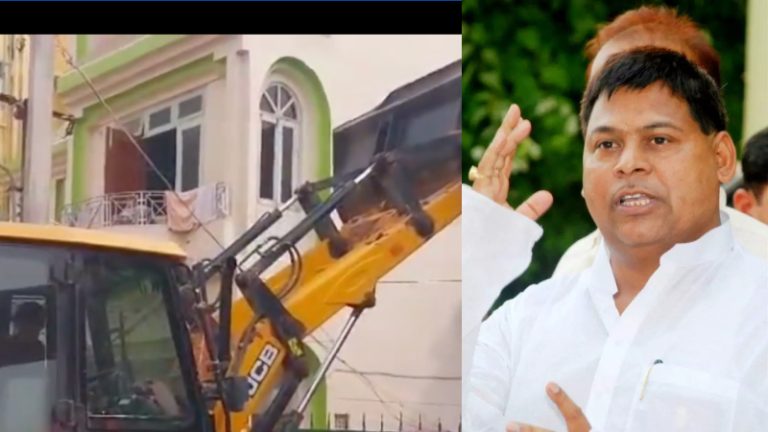 बिहार में सरकार बदलते लालू यादव के साले के घर पर चला बुलडोजर, भागे-भागे कोर्ट पहुँच कर किया सरेंडर: CM नीतीश के ‘जनता दरबार’ में पहुँची थी जमीन कब्जाने की शिकायत