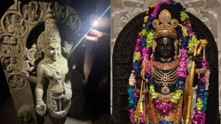 कृष्णा नदी में मिली भगवान विष्णु की मूर्ति, आभा रामलला जैसी: प्राचीन शिवलिंग भी मिला, इस्लामी आक्रांताओं से बचाने के लिए तलहटी में डालने का अनुमान