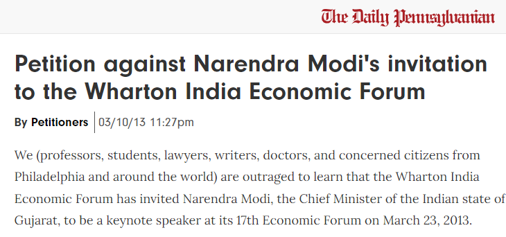 निताशा पहले भी मोदी विरोध कर चुकी है