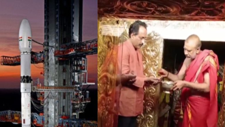 ISRO लॉन्च करने जा रहा ‘नॉटी बॉय’, प्रक्षेपण से पहले मंदिर में हुई पूजा-अर्चना: इनसैट सीरिज की है ये तीसरी सैटेलाइट