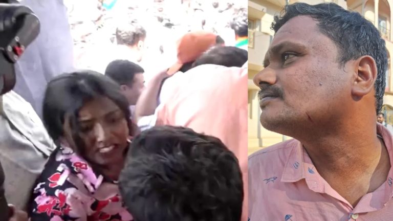 ANI के जिस पत्रकार पर PTI ने लगाया अपनी महिला रिपोर्टर को पीटने का आरोप, उसके चेहरे पर गहरा घाव: सूत्रों ने बताया – पहले महिला ने ही माइक से मारा