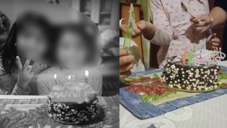जन्मदिन का केक खाने के बाद 10 साल की बच्ची की मौत, पूरे परिवार की तबीयत ख़राब: वीडियो में हँसते-खेलते और केक काटते दिखे, सुबह होते-होते मातम