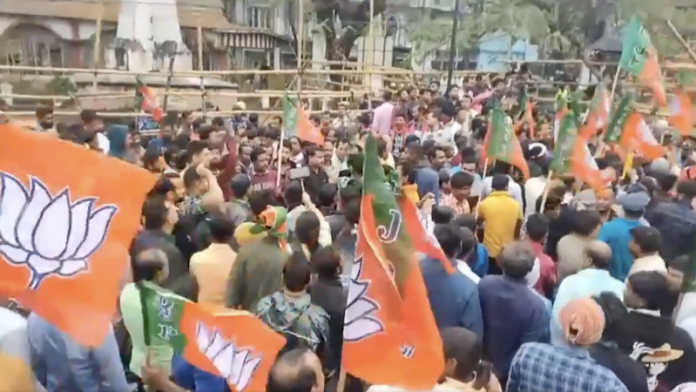 भाजपा, कूच बिहार, विरोध प्रदर्शन