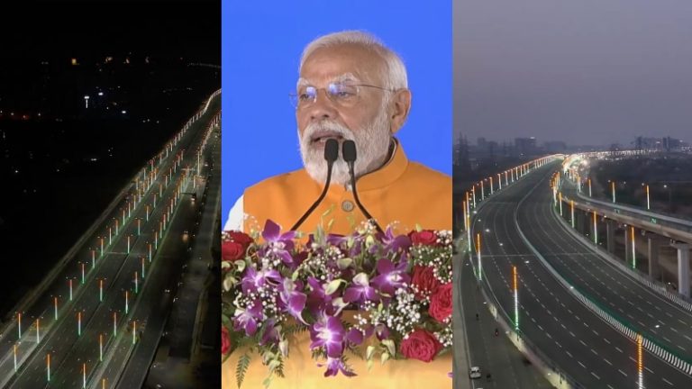 ‘जहाँ शाम के बाद आने से डरते थे लोग, वहाँ आज कंपनियाँ लगा रहीं प्रोजेक्ट’: PM मोदी ने 8 लेन के द्वारका एक्सप्रेसवे का किया उद्घाटन, रोडशो में गूँजा ‘जय श्री राम’