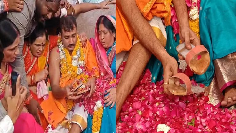 हिस्ट्रीशीटर बना कलियुग का श्रवण कुमार, खुद के चमड़े से बनवाई माँ के लिए चप्पल: रामायण का नाम लेकर खुद को महात्मा साबित करने चला!