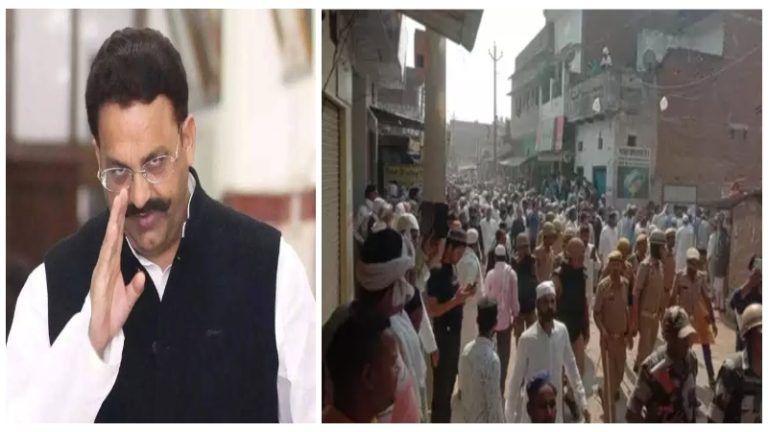 जनाजा उठने से पहले लगे ‘मुख्तार अंसारी जिंदाबाद’ के नारे, सिवान के गैंगस्टर शहाबुद्दीन का बेटा ओसामा भी पहुँचा: इलाके में हाई अलर्ट, कब्रिस्तान में सिर्फ परिजनों को ही अनुमति