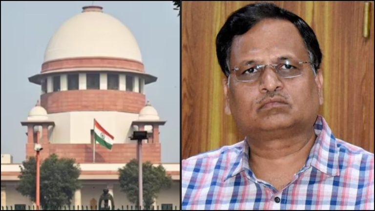 AAP नेता सत्येंद्र जैन फिर से जाएँगे जेल, सुप्रीम कोर्ट ने कहा- तुरंत करिए सरेंडर: मनी लॉन्ड्रिंग में ‘स्वास्थ्य’ के आधार पर साल भर से जमानत पर थे