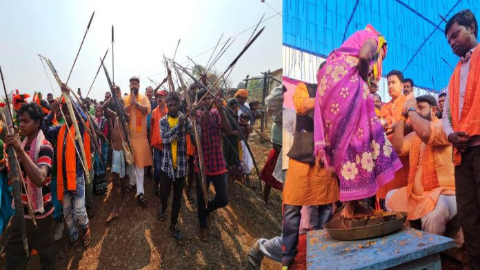रायगढ़ में घर वापसी प्रबल प्रताप सिंह जूदेव