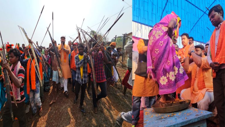 राष्ट्रपति की 200 ‘दत्तक संतान’ फिर से बने हिंदू, छत्तीसगढ़ में कोरबा जनजातीय समाज के 56 परिवारों की प्रबल प्रताप ने चरण पखार कराई घर वापसी