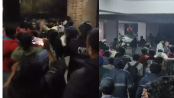 जेएनयू में फिर से झड़प