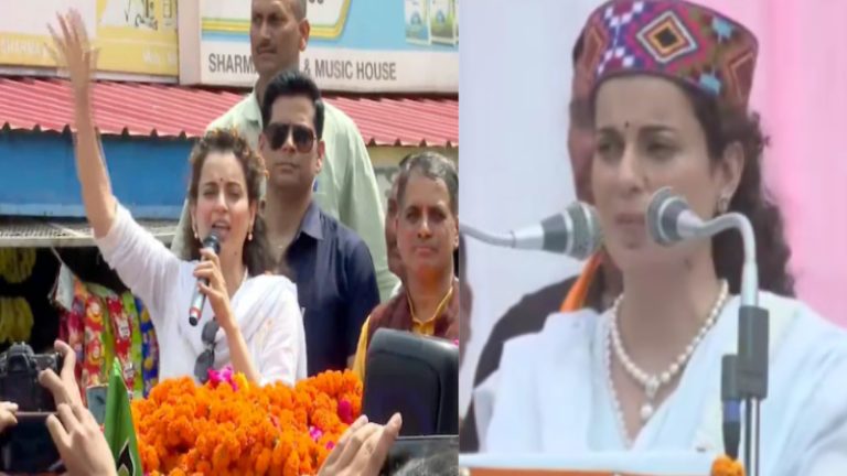 ‘जो बहन-बेटी का भाव लगाएँ वो…’ : मंडी में ‘राष्ट्रवादी आवाज’ बनकर कंगना रनौत ने किया मेगा रोड शो, माँ ने भी सुप्रिया श्रीनेत को सुनाया