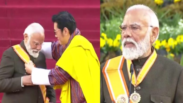 ‘यह 140 करोड़ भारतीयों का सम्मान’: PM मोदी को मिला भूटान का सर्वोच्च नागरिक सम्मान, सिर्फ 4 लोगों को मिला है ‘ऑर्डर ऑफ द ड्रुक ग्यालपो’
