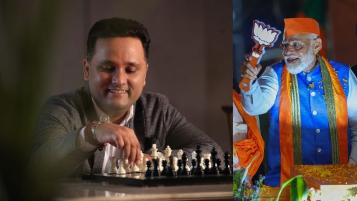 अमिश त्रिपाठी, PM नरेंद्र मोदी