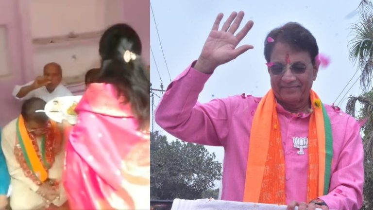 ‘शबरी के घर आए राम’: दलित महिला ने ‘टीवी के राम’ अरुण गोविल की उतारी आरती, वाल्मीकि बस्ती में मेरठ के BJP प्रत्याशी का भव्य स्वागत