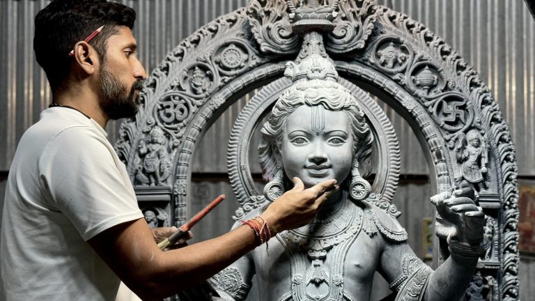 ‘मैंने रामलला की मूर्ति बनाई, दिव्य आँखें तो खुद श्रीराम जी ने बनाई’ : अरुण योगीराज बोले, ‘आज तक किसी ने भी नहीं की बुराई, पूरे देश से मिल रहा प्यार’