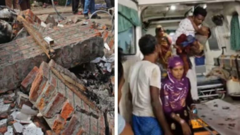 बम फटने से बच्चे की मौत, 3 की हालत नाजुक: बिहार में मोहम्मद इजराइल के घर में बनाया जा रहा था विस्फोटक, आसपास खेल रहे थे बच्चे