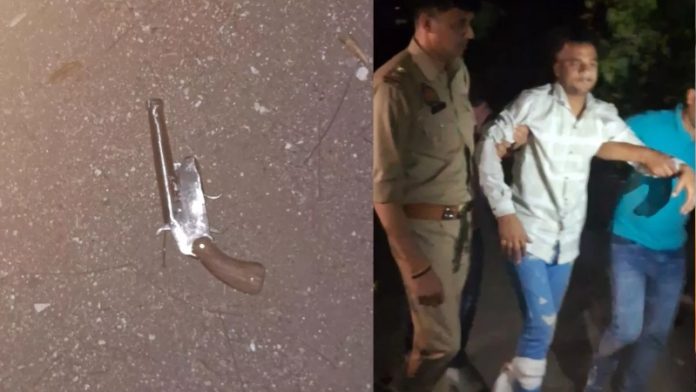 एनकाउंटर में पुलिस ने बदमाश फैजल को दबोचा