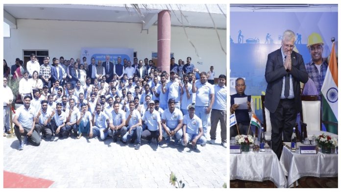 इजरायल जाने वाले भारतीय श्रमिकों का पहला जत्था और इजरायली राजदूत