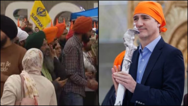 कट्टरपंथी लगाते रहे ‘खालिस्तान जिंदाबाद’ के नारे, मंच पर मुस्कुराते रहे पीएम ट्रूडो, कनाडा में भारत तोड़ने की योजना को सरकारी प्रश्रय