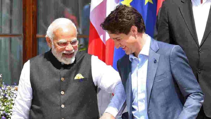 नरेंद्र मोदी-जस्टिन ट्रूडो