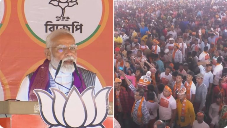 TMC बांग्लादेशी घुसपैठियों से करवाती है जमीन पर कब्जा, कॉन्ग्रेस उन्हें पैसे बाँटती है: मालदा में PM मोदी का हमला, बोले- अगले जन्म में बंगाल में पैदा लूँगा